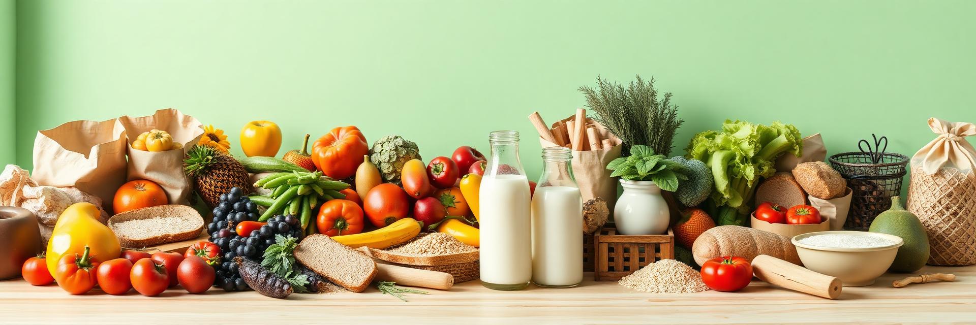Fresh vegetables, fruits and daily groceries